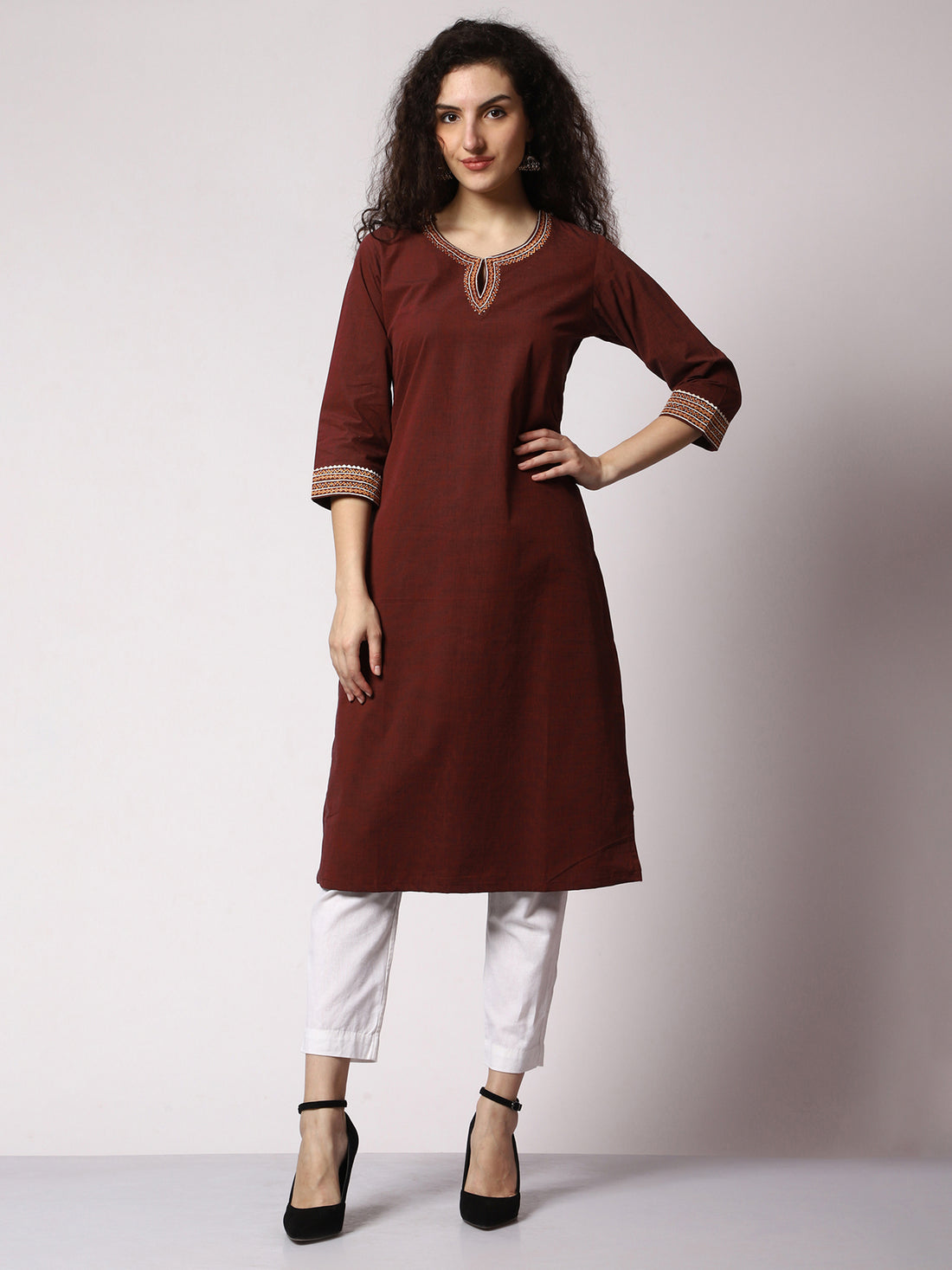 Autumn Affection Cotton Kurta