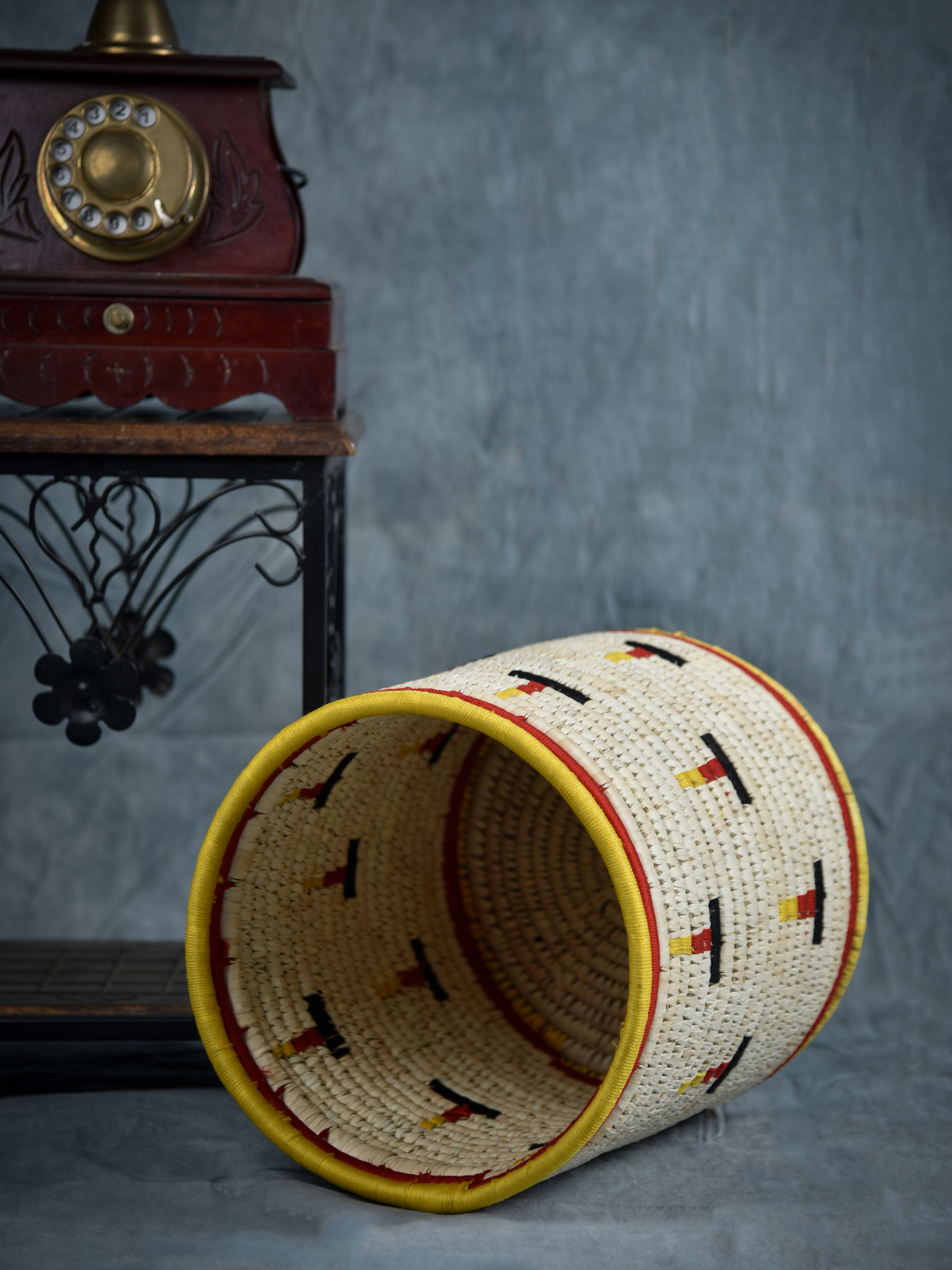 Rainbow Multicolor Kanshi Grass Bin