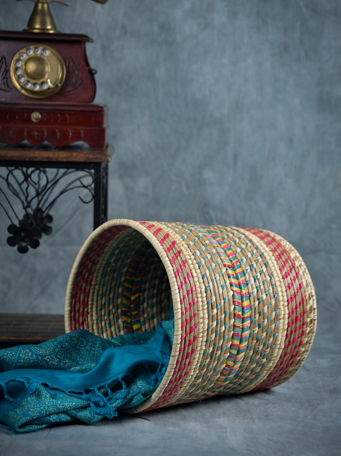 Kanshi Basket Multicolored