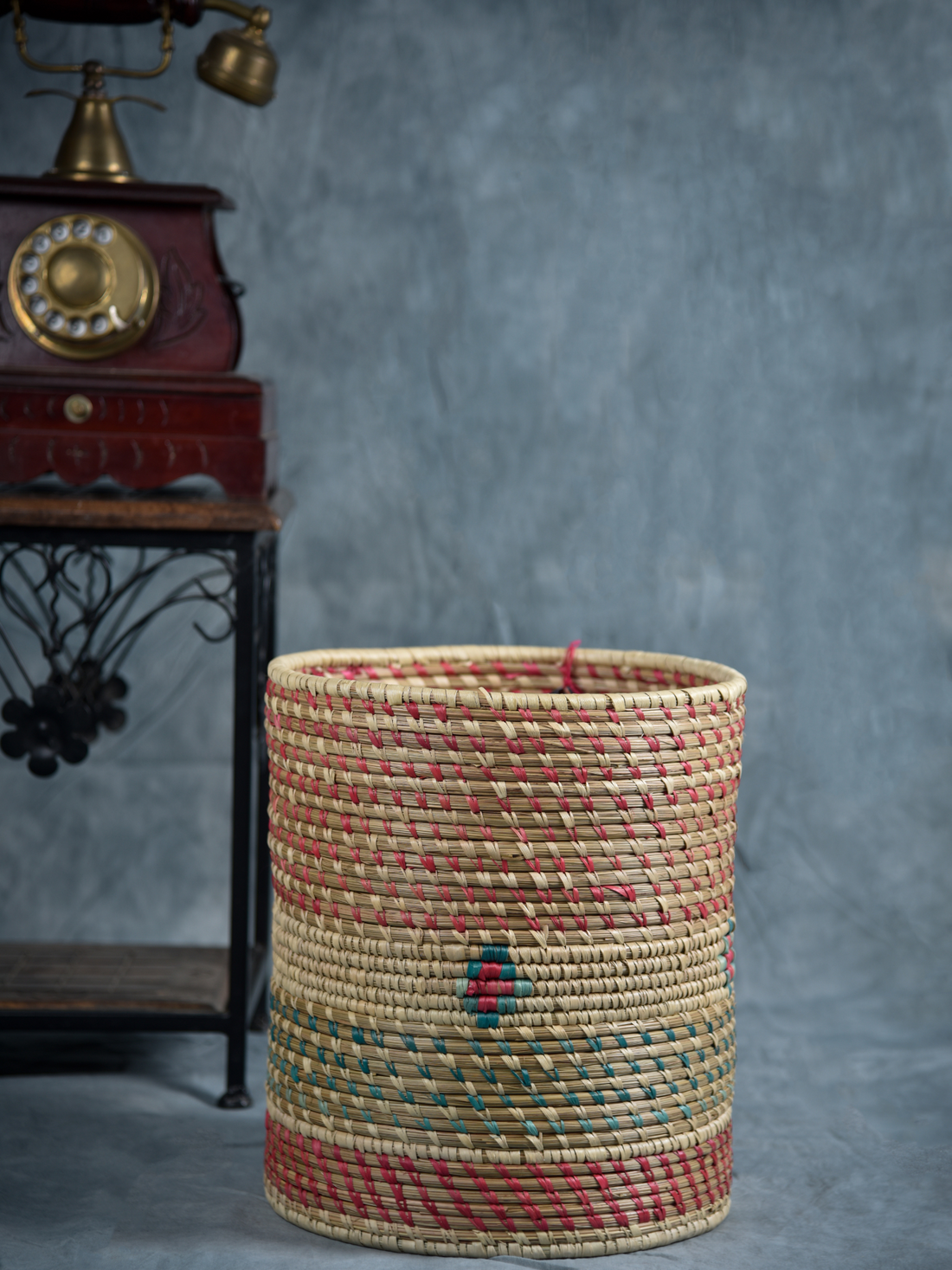 Kanshi & Palm Chevron Planter Bin
