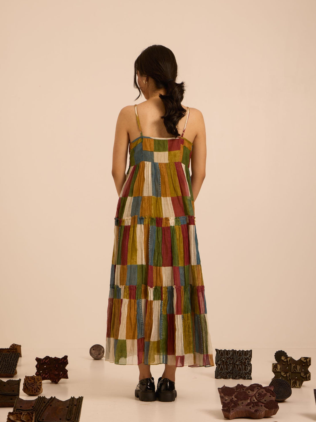 Sundown Chanderi Dress