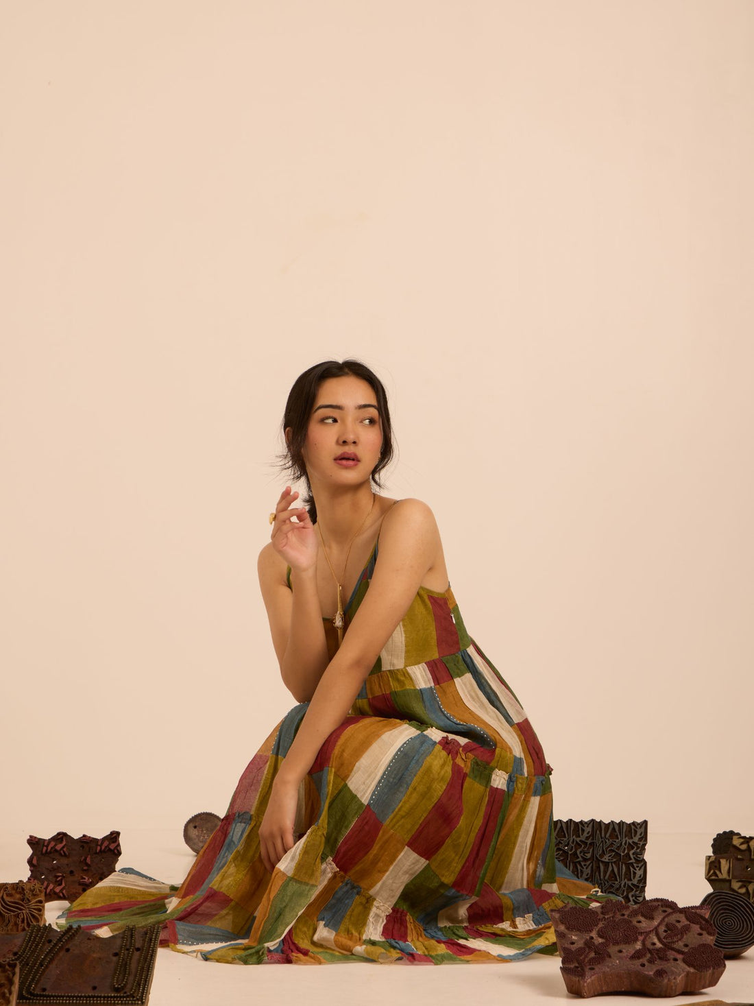 Sundown Chanderi Dress