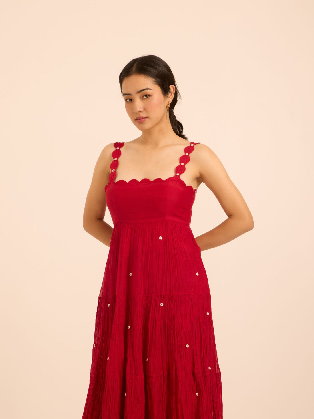 Palash Breeze Tiers Chanderi Dress