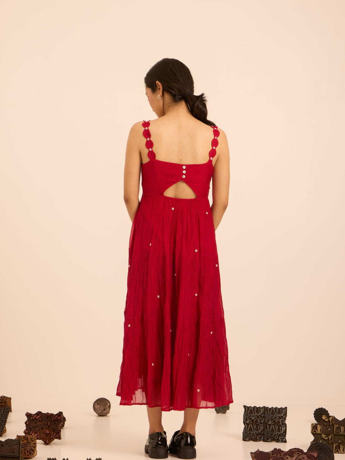 Palash Breeze Tiers Chanderi Dress