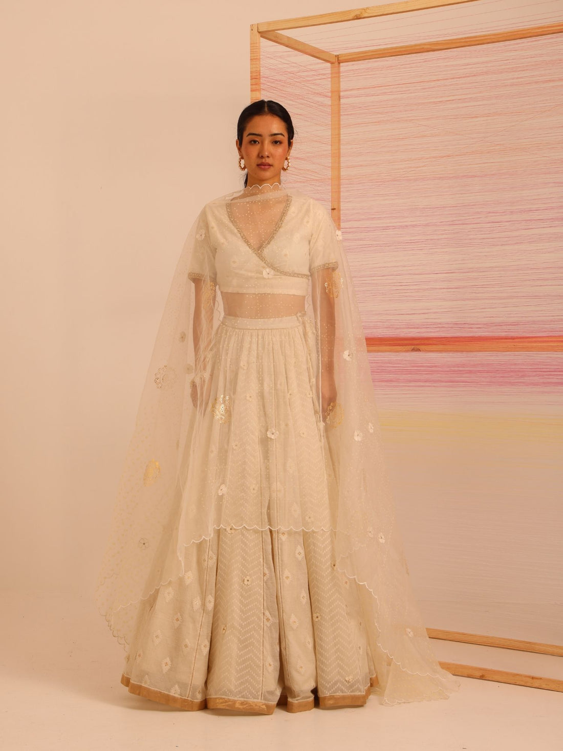 Noor-E-Jahan Chanderi Lehenga