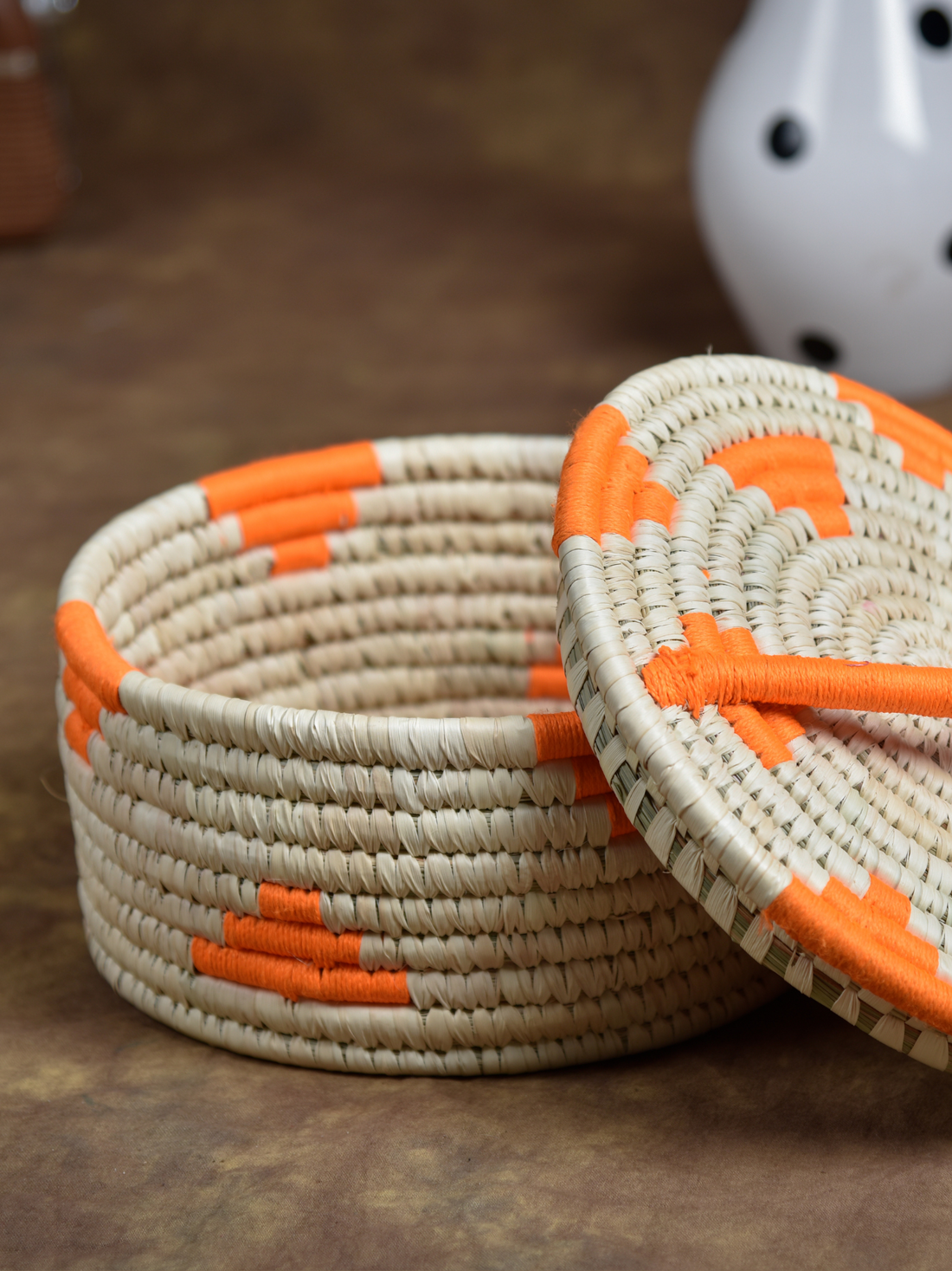 Kanshi "Mandarin" Chapati Box/Storage Box