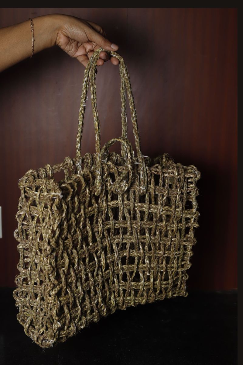 Unique Woven Jute Rope Bag