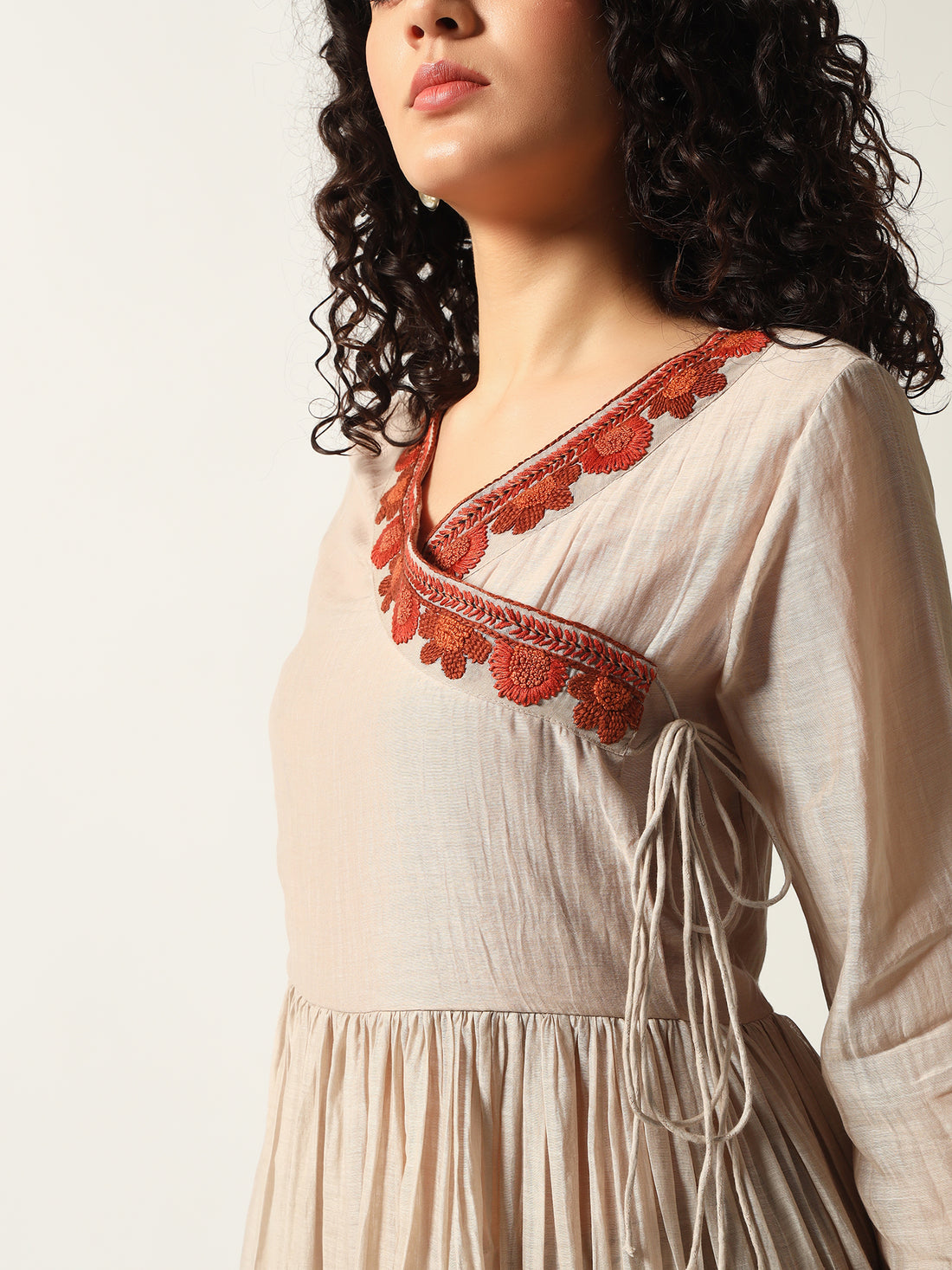 Himya Chanderi Winter Mist