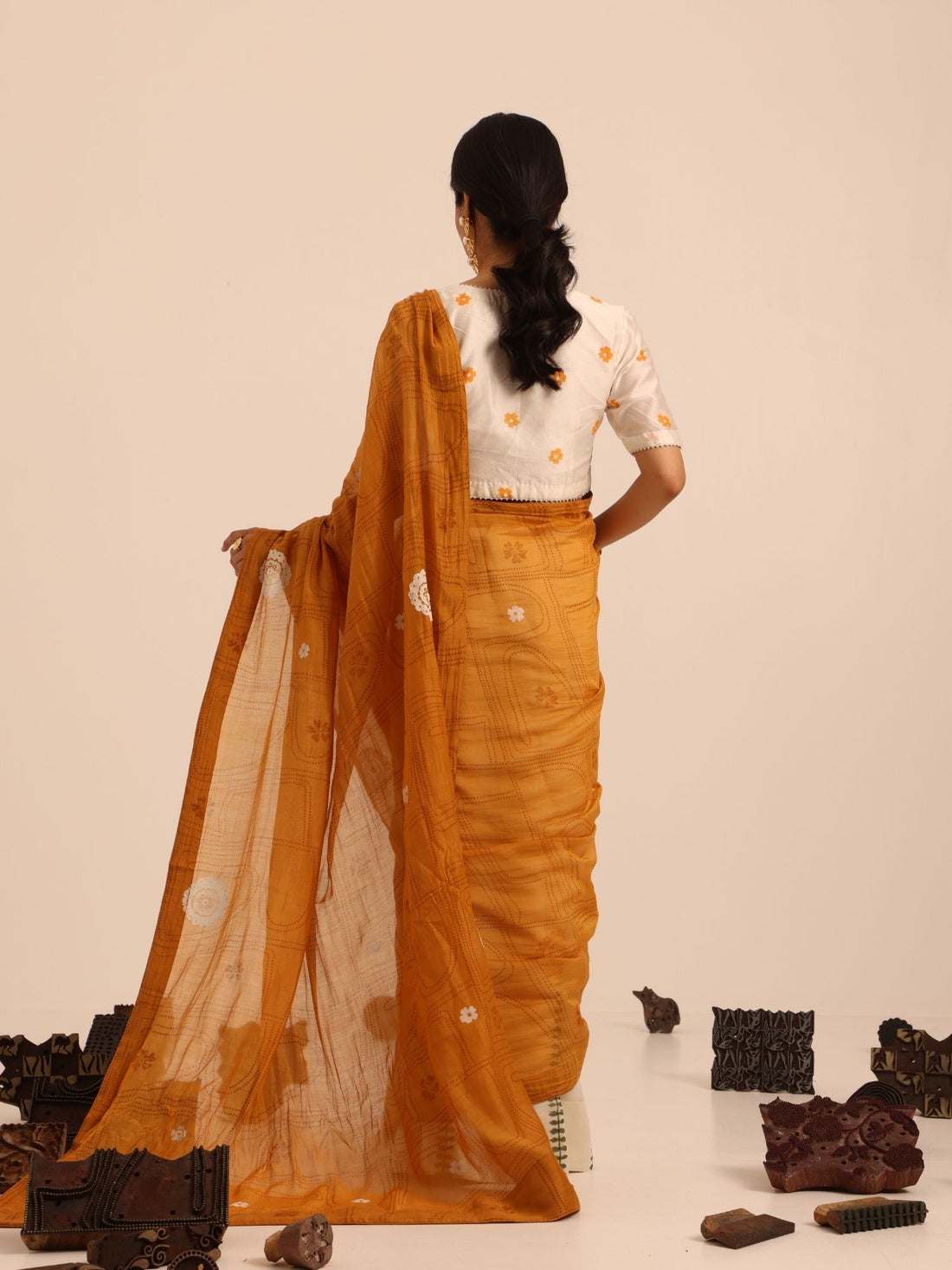 Basanti Chanderi Blouse
