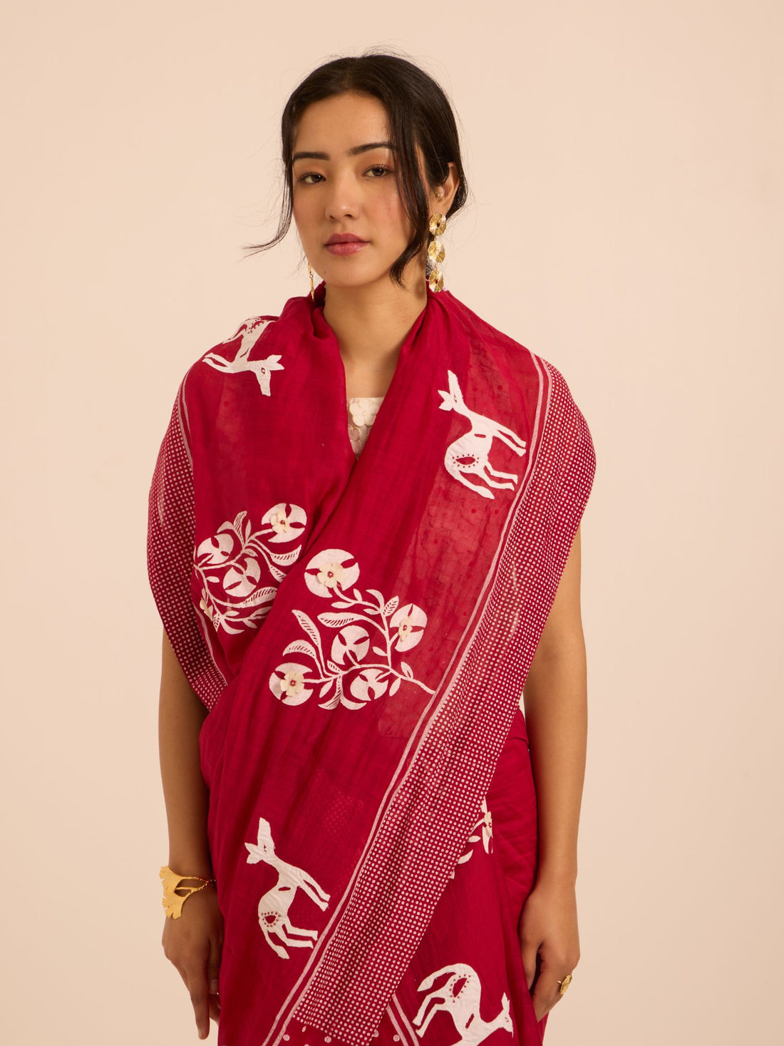 Ira Chanderi Saree