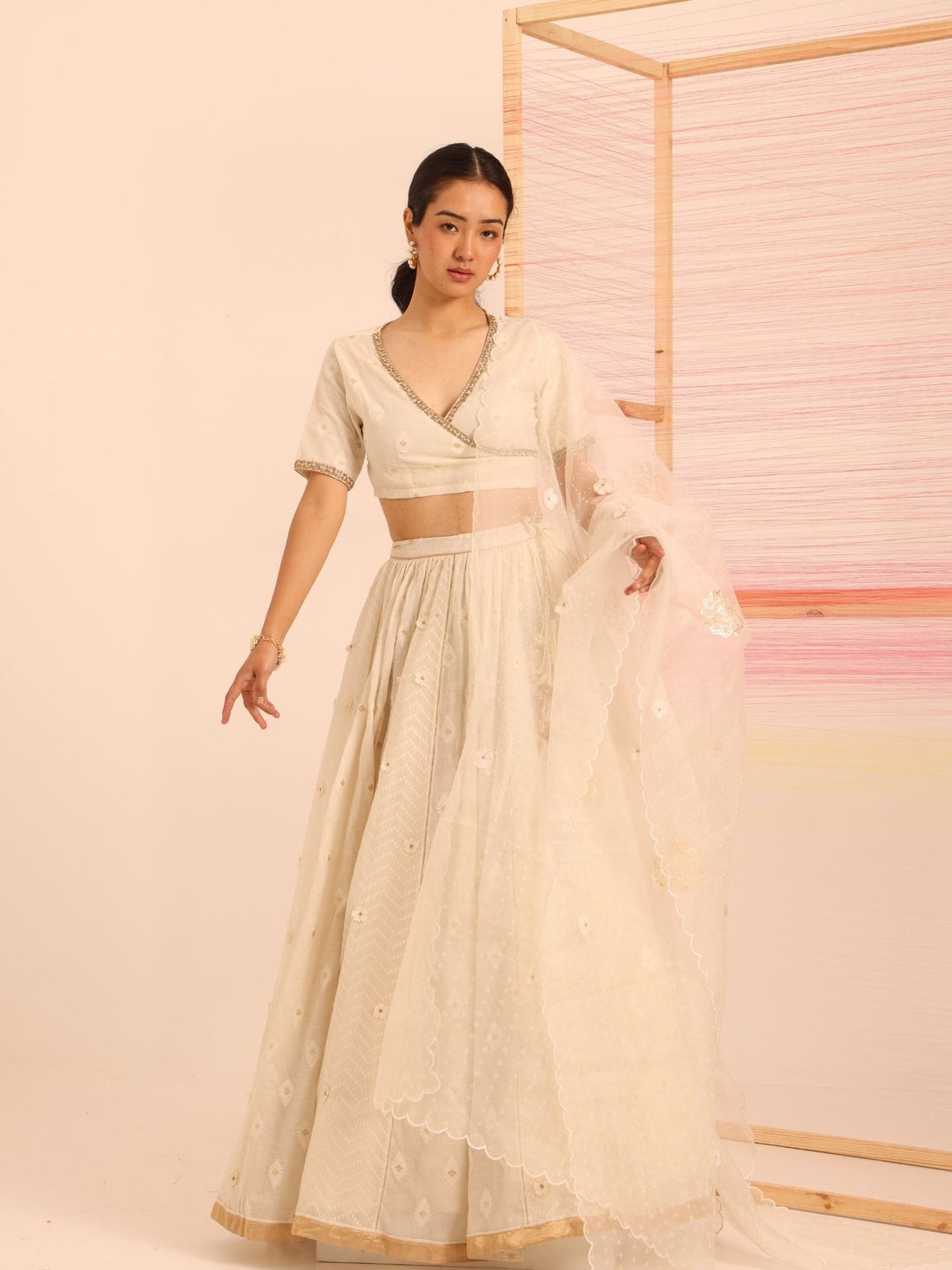 Noor-E-Jahan Chanderi Lehenga