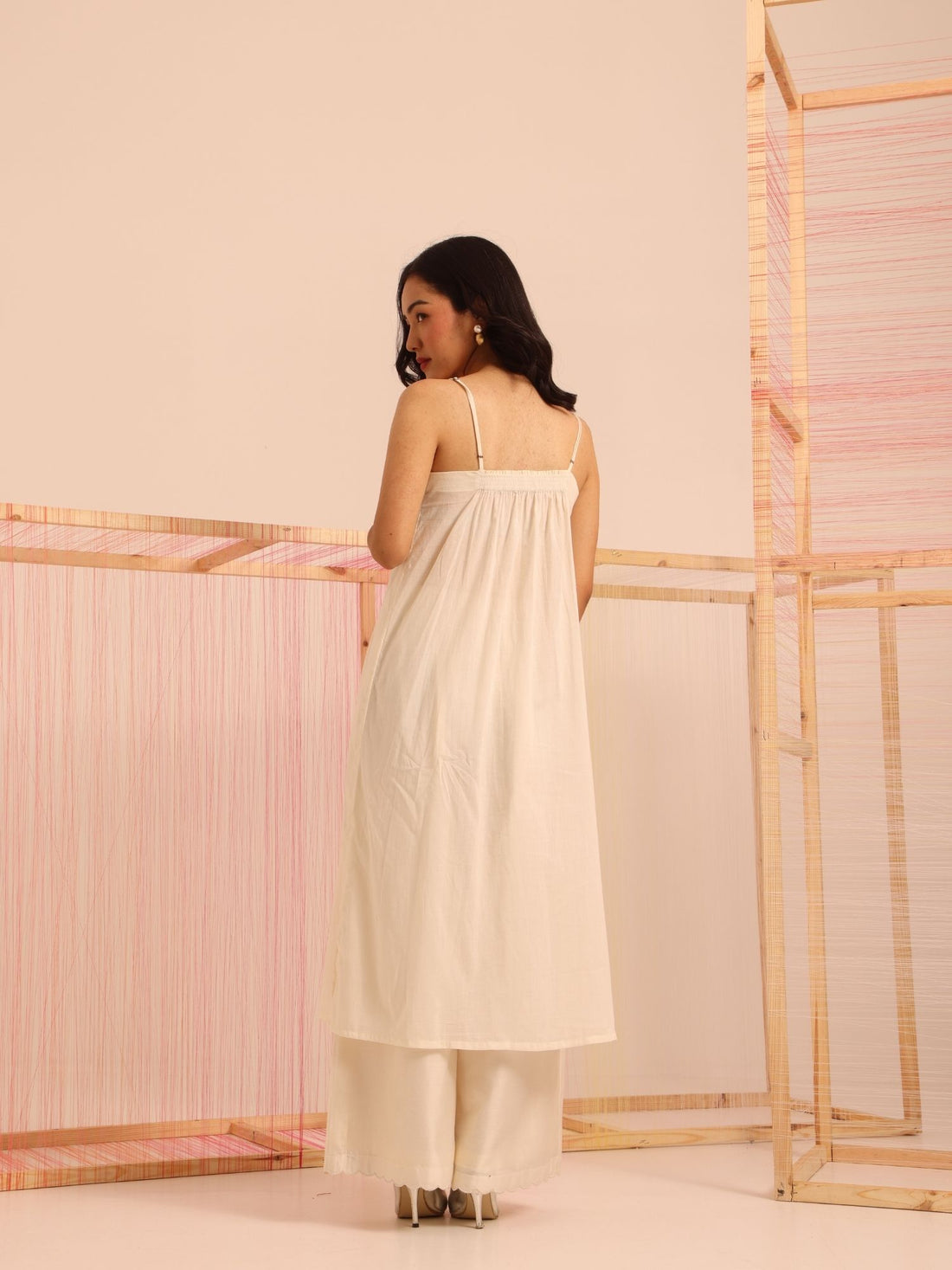 Noor Chanderi Kurta Set