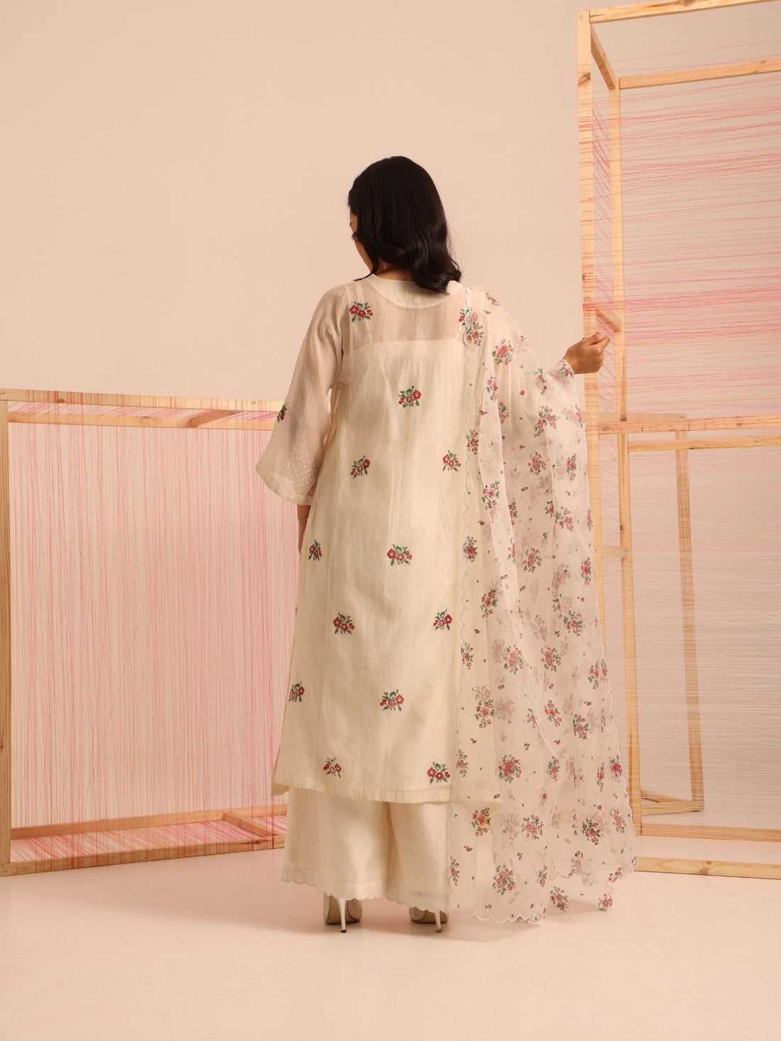 Noor Chanderi Kurta Set