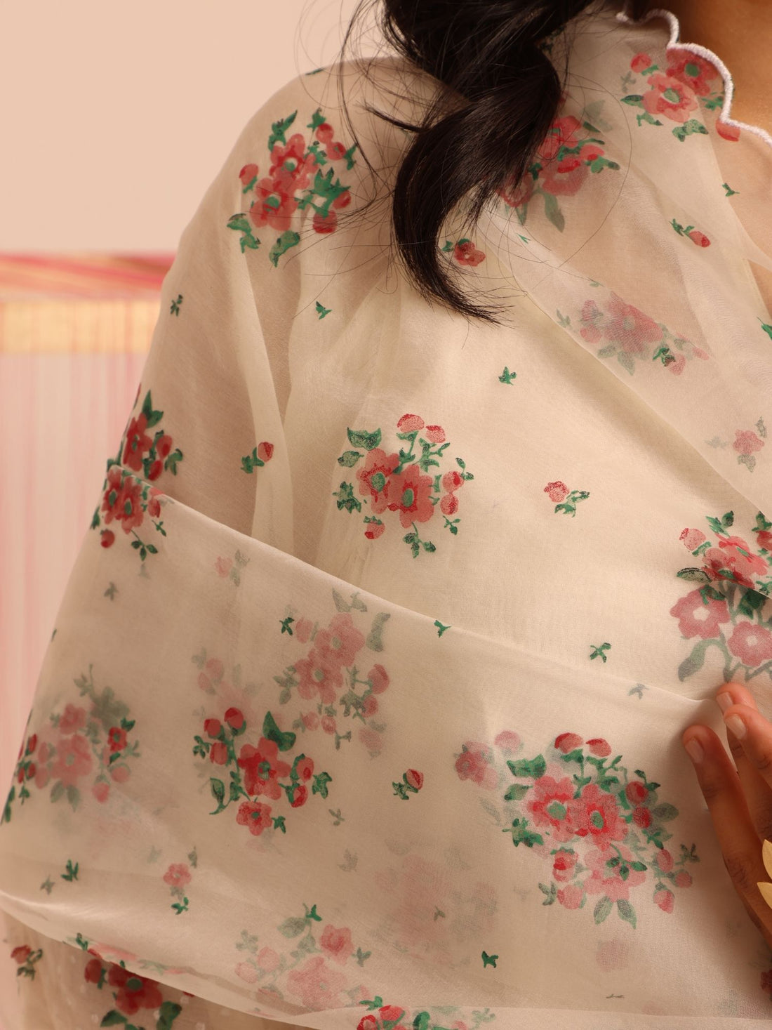 Noor Chanderi Kurta Set