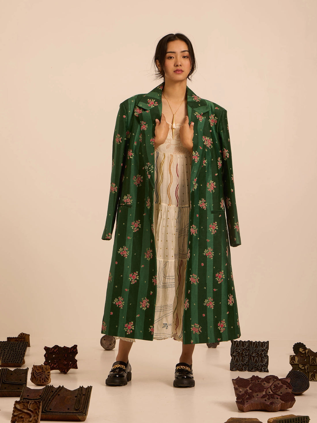 Botanic Luxe Oversized Trench Coat