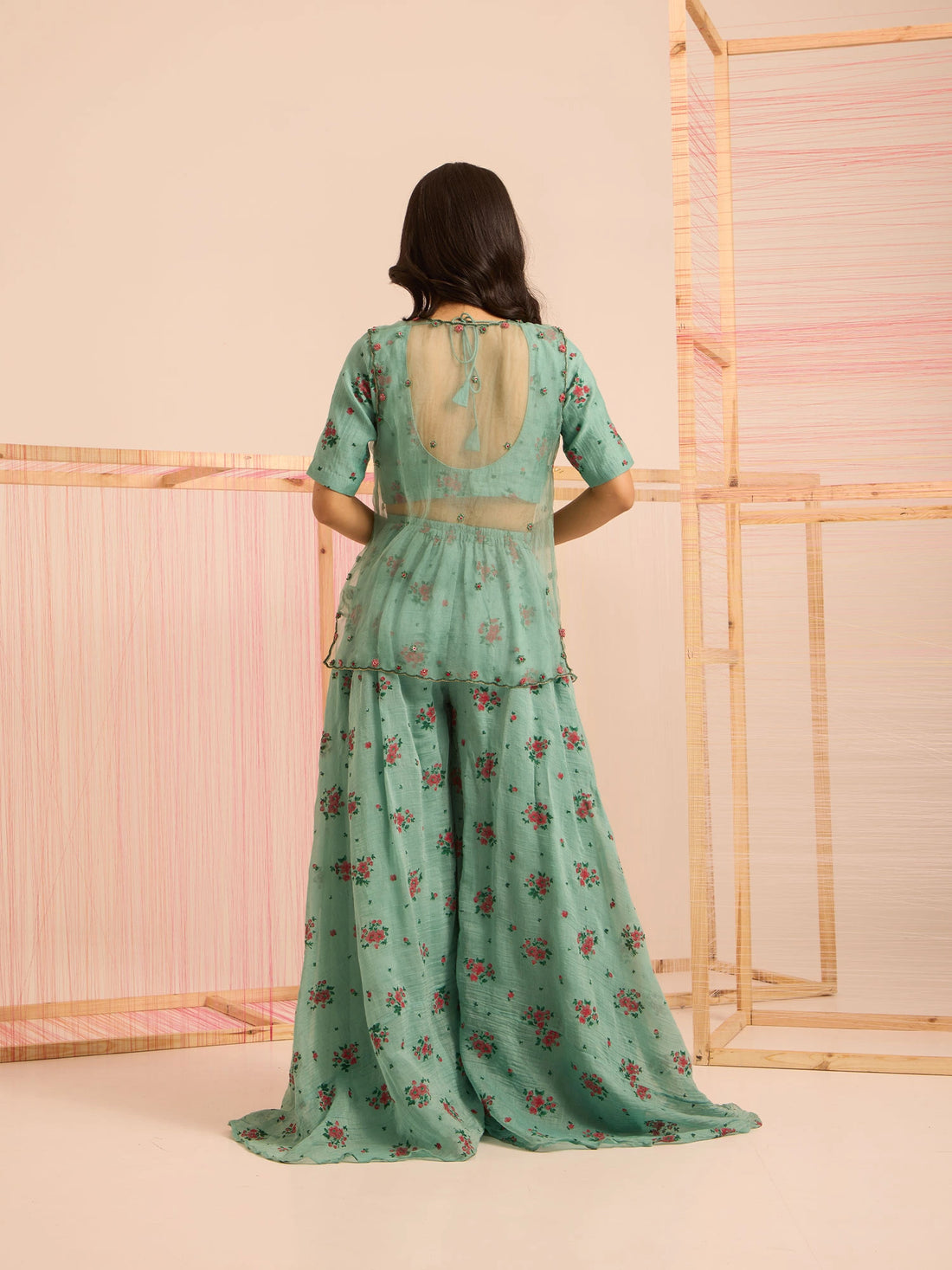Gul-E-Chanderi Sharara
