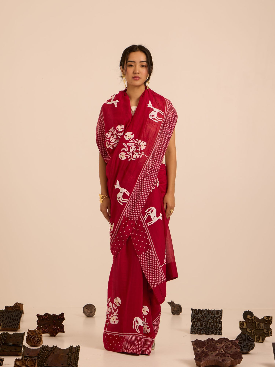 Ira Chanderi Saree