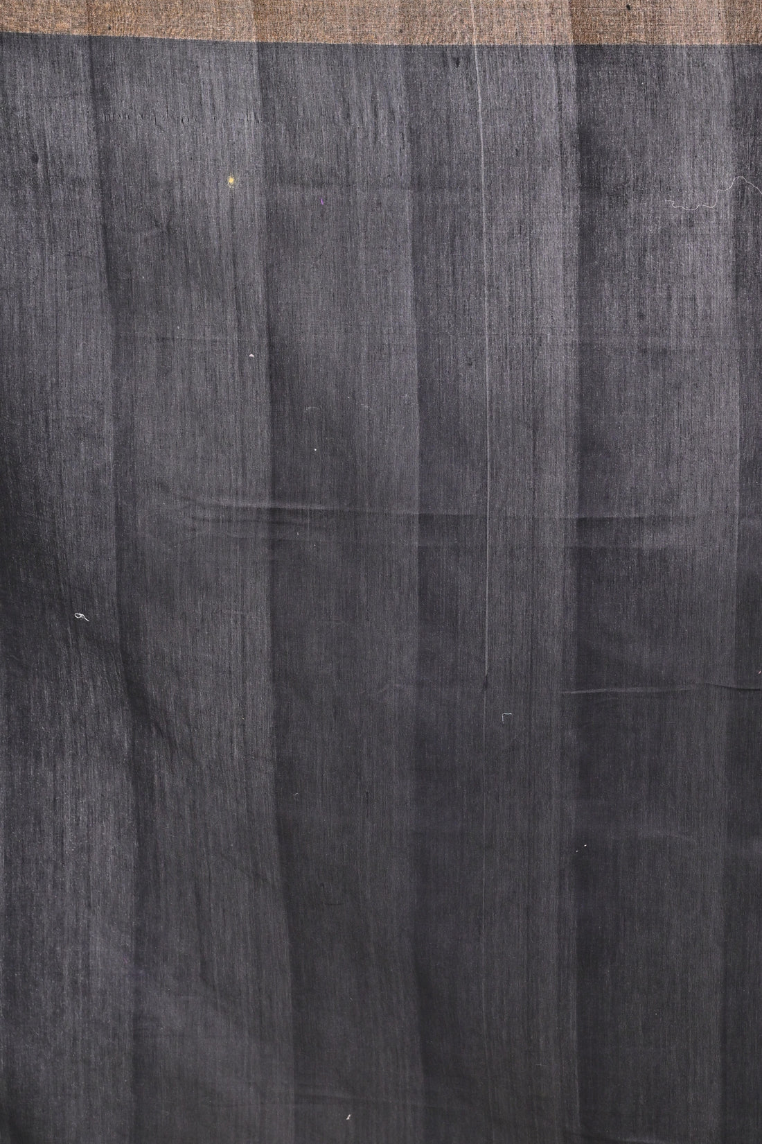 Blue Viscose Silk Handloom Saree with Black Contrast Pallu