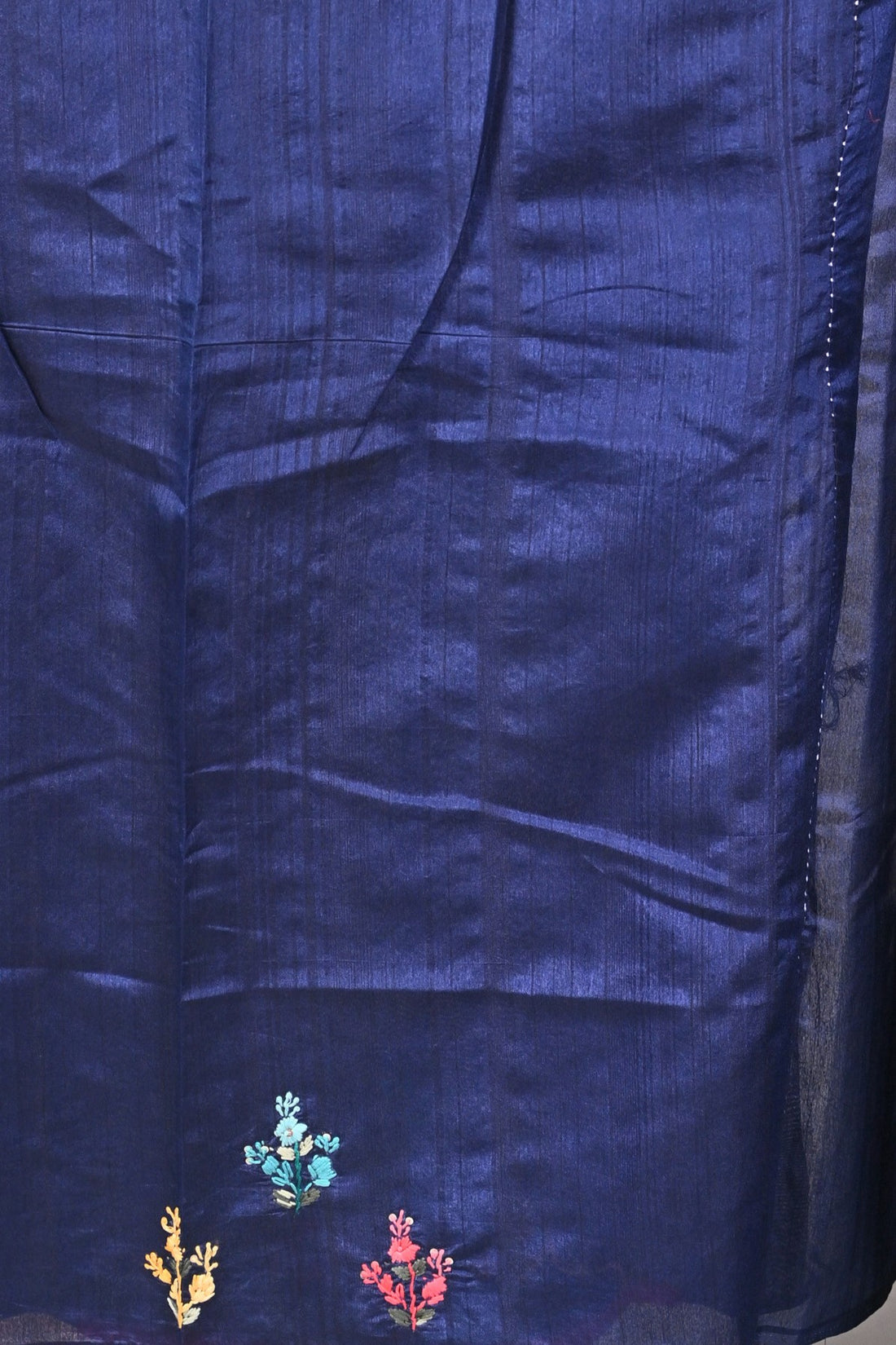 Embroidered Semi Tussar Saree – Inspired by Jharkhand Craftsmanship
