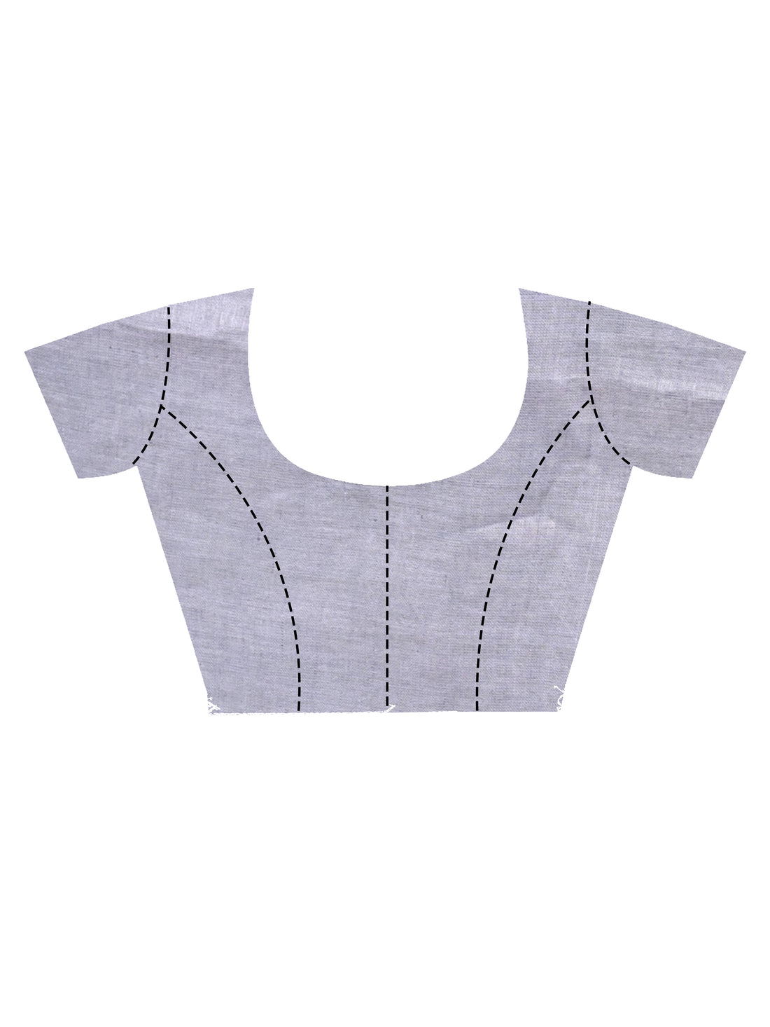 Linen Saree in Soft Grey with Delicate Thread Embroidery