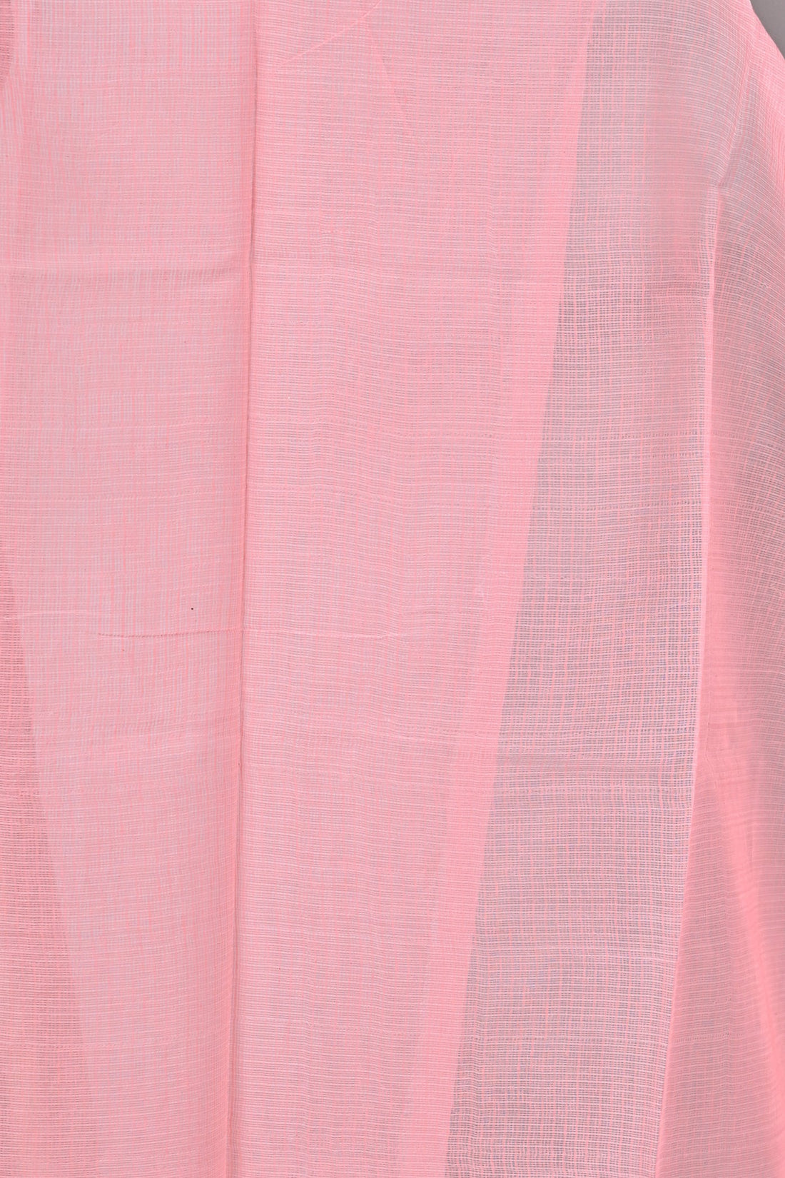 Peach Kota Doria Saree with Embroidery