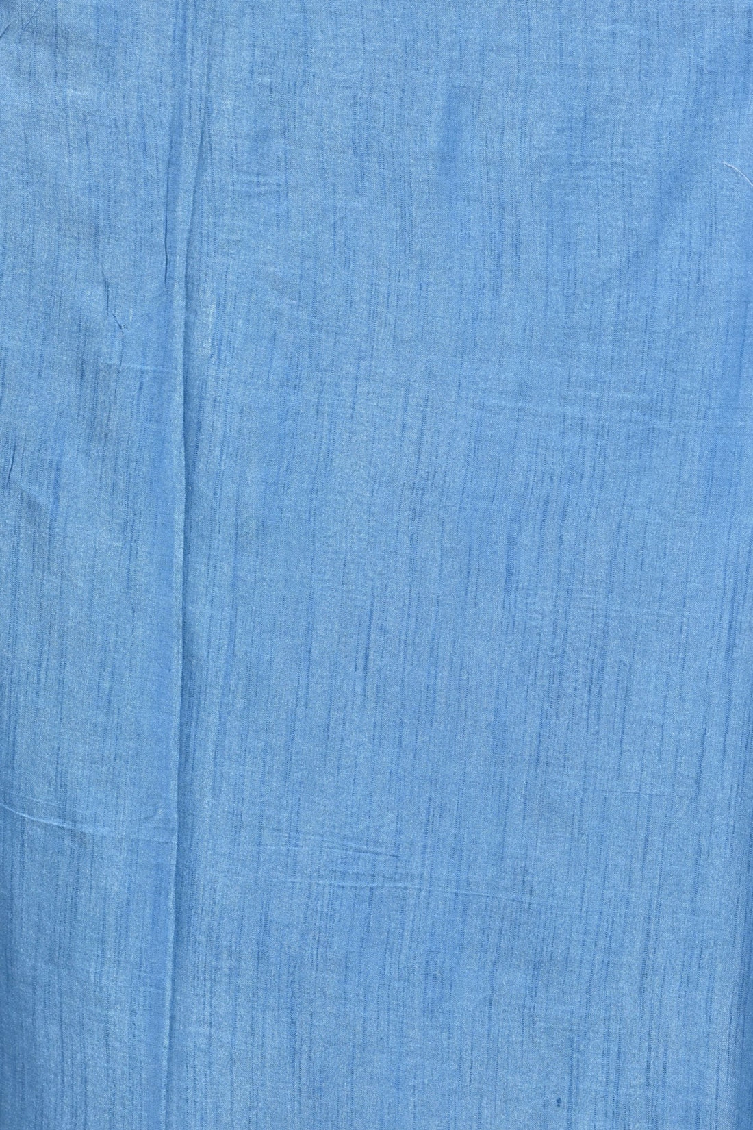 Soft Silk Saree in Sky Blue with Subtle Embroidery