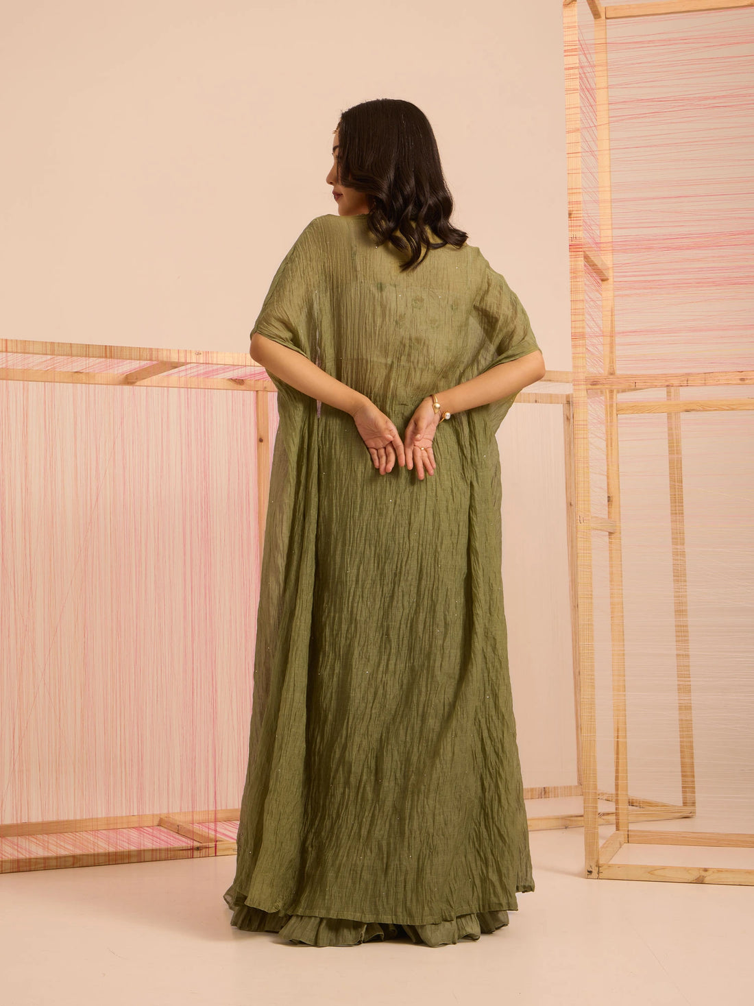 Zarreen Chanderi Sharara Set