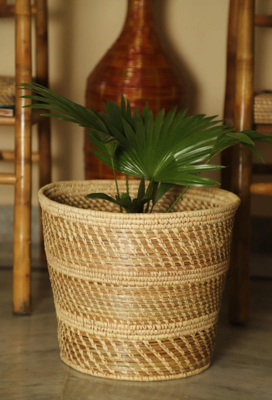 100% Natural Kanshi Grass Basket