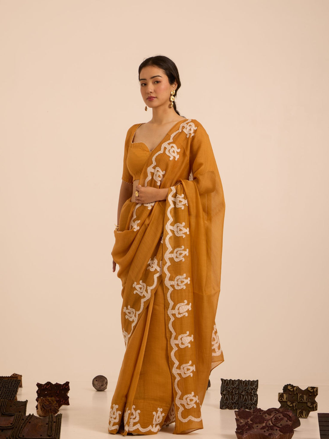 Sohrai Chanderi Saree