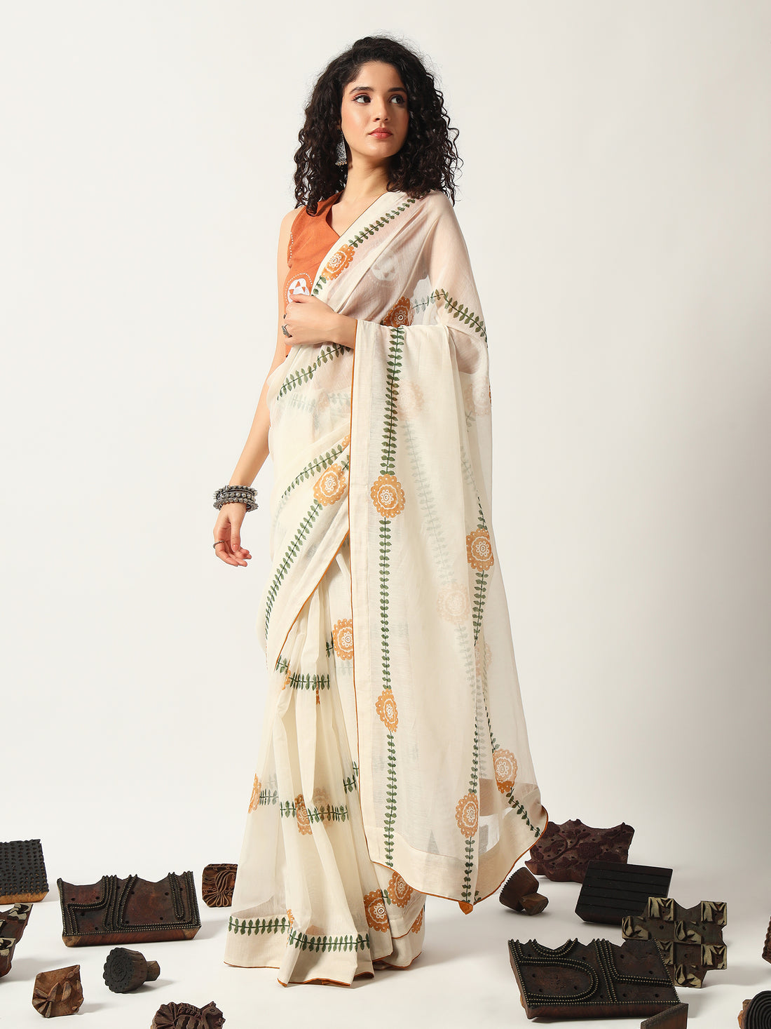 Pallavika Chanderi Saree