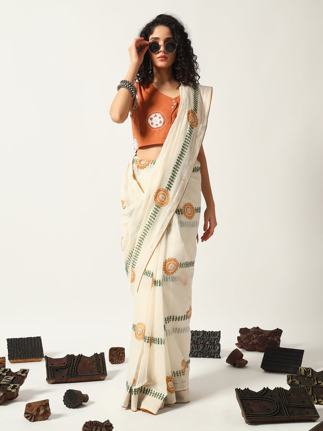 Pallavika Chanderi Saree