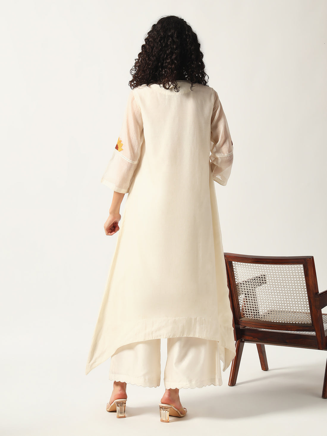 Surajmukhi Chanderi Kurta Set