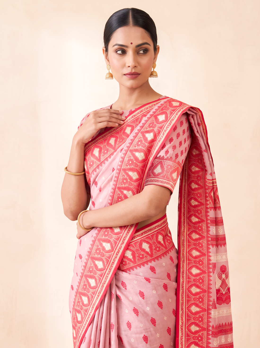 SARNA BOOTI SAREE(Cotton Weave Saree-2)