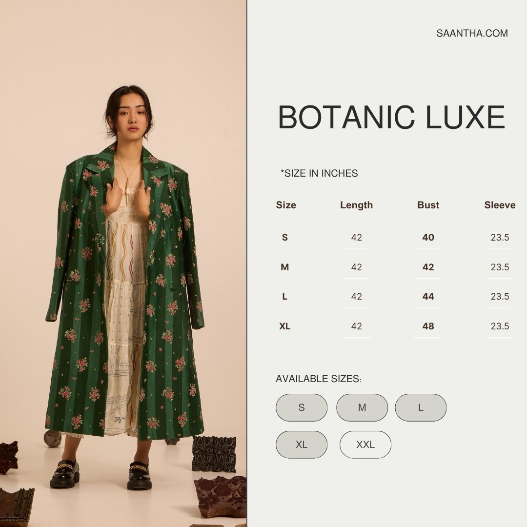 Botanic Luxe Oversized Trench Coat