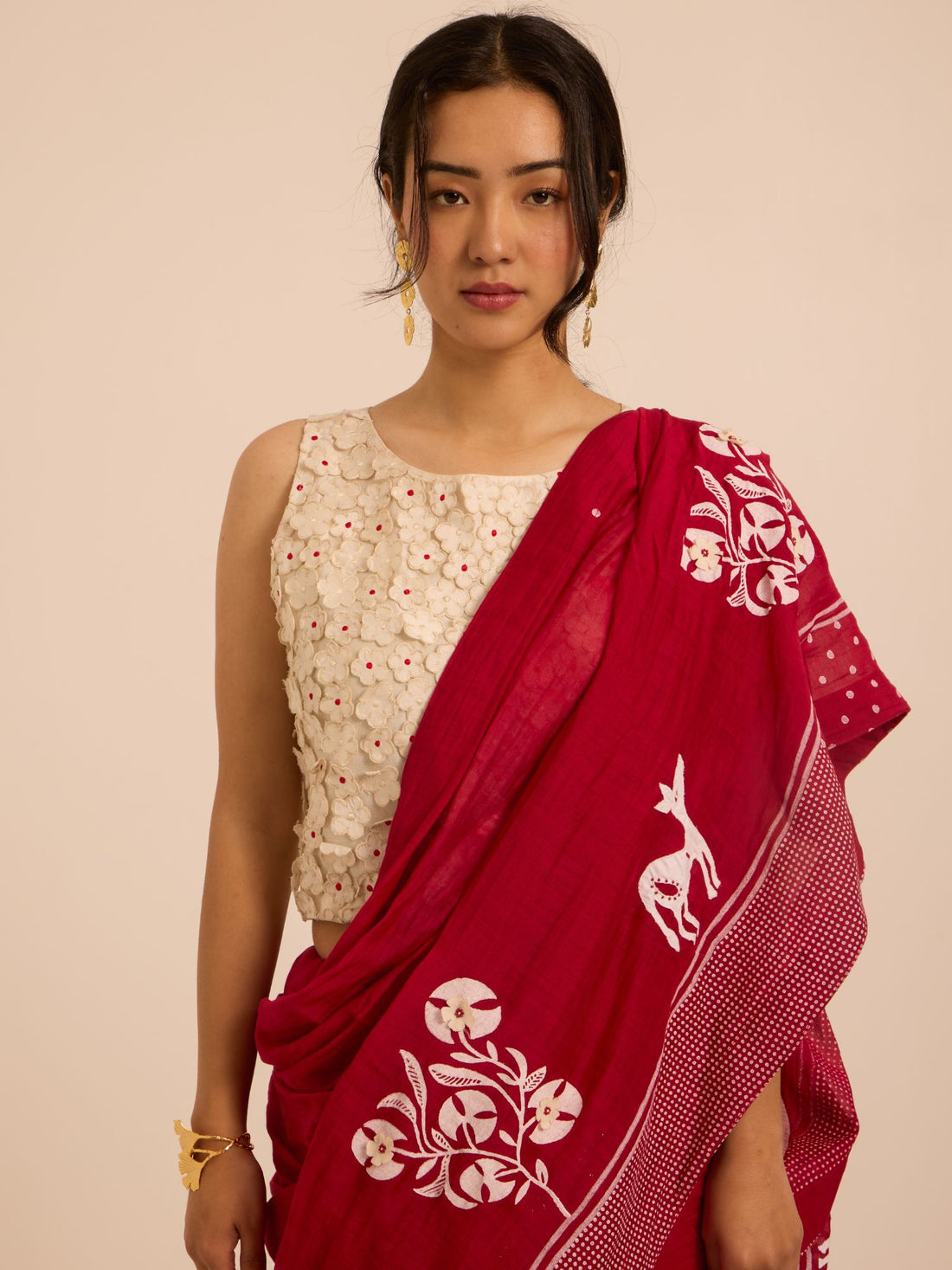 Ira Chanderi Saree