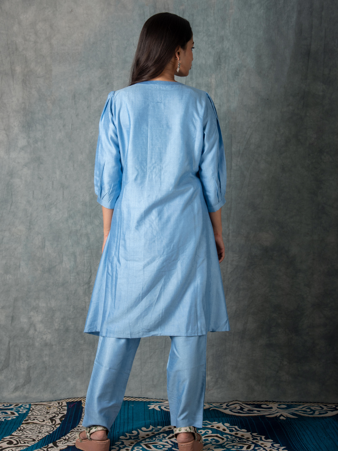 Blue kurta set