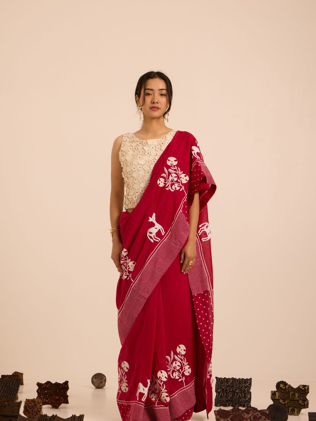 Ira Chanderi Saree