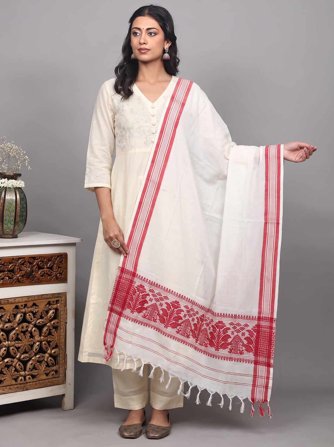 TIGER ASSAMI GAMCHHA(COTTON WEAVE GAMCHA)