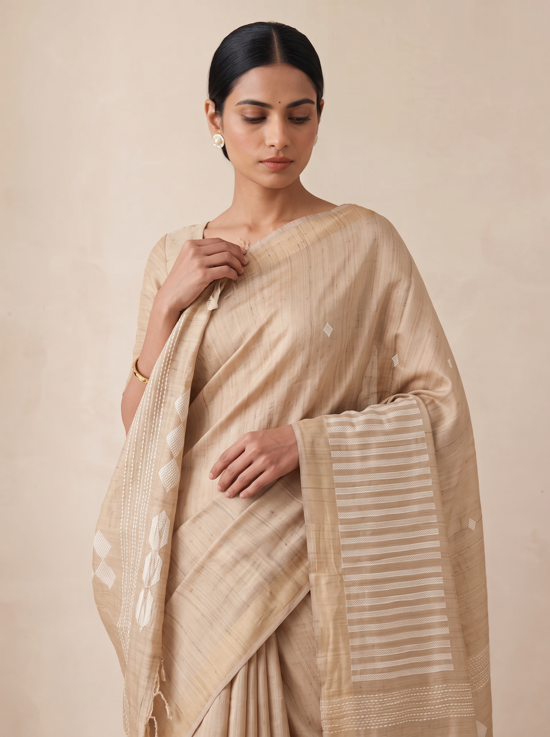 MS- HL PURE TASSAR WEAVE 274 SAREE 9000