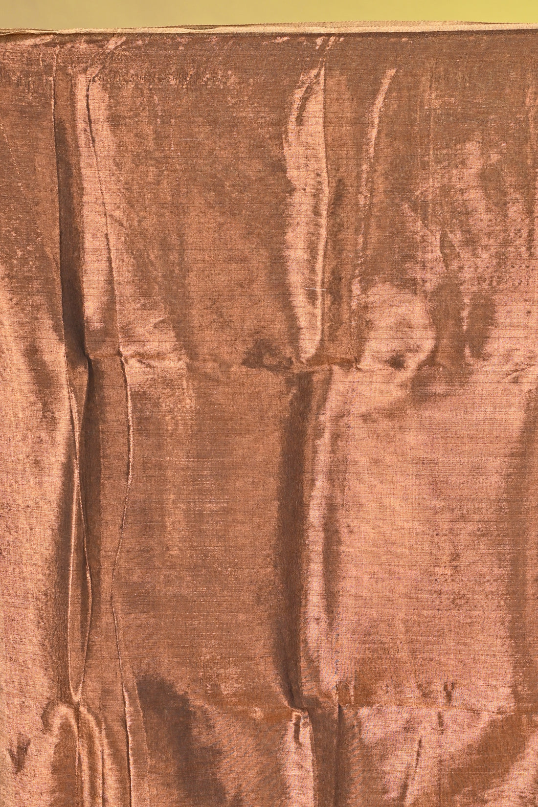 Brown Tissue Ragha Saree with Elegant Textured Finish