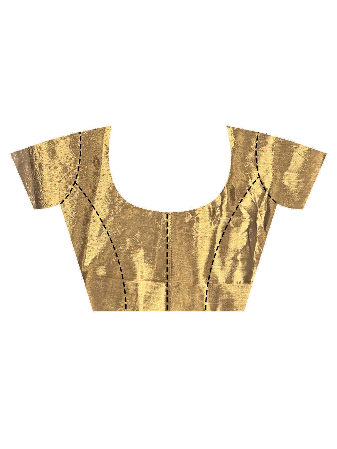 Golden Tissue Ragha Saree with Elegant Textured Finish