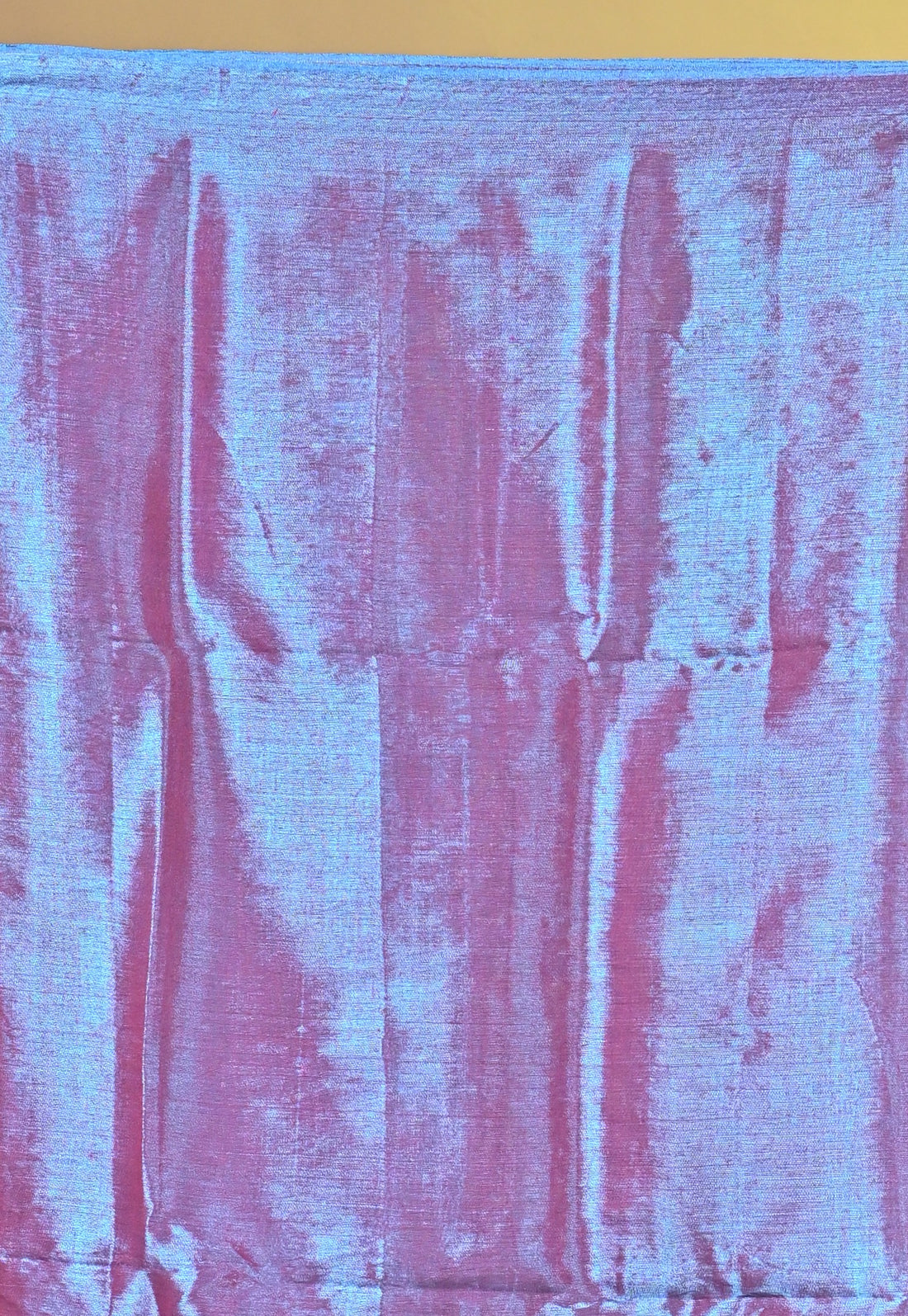 Dual Tone Blue Purple Tissue Ragha Saree with Textured Finish