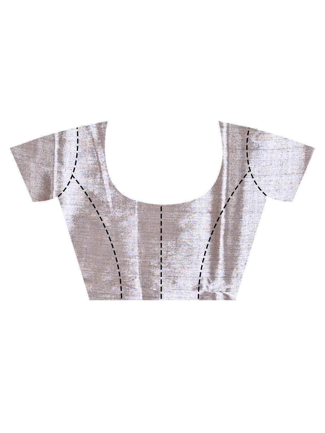 Silver Grey Tissue Ragha Saree with Elegant Textured Finish