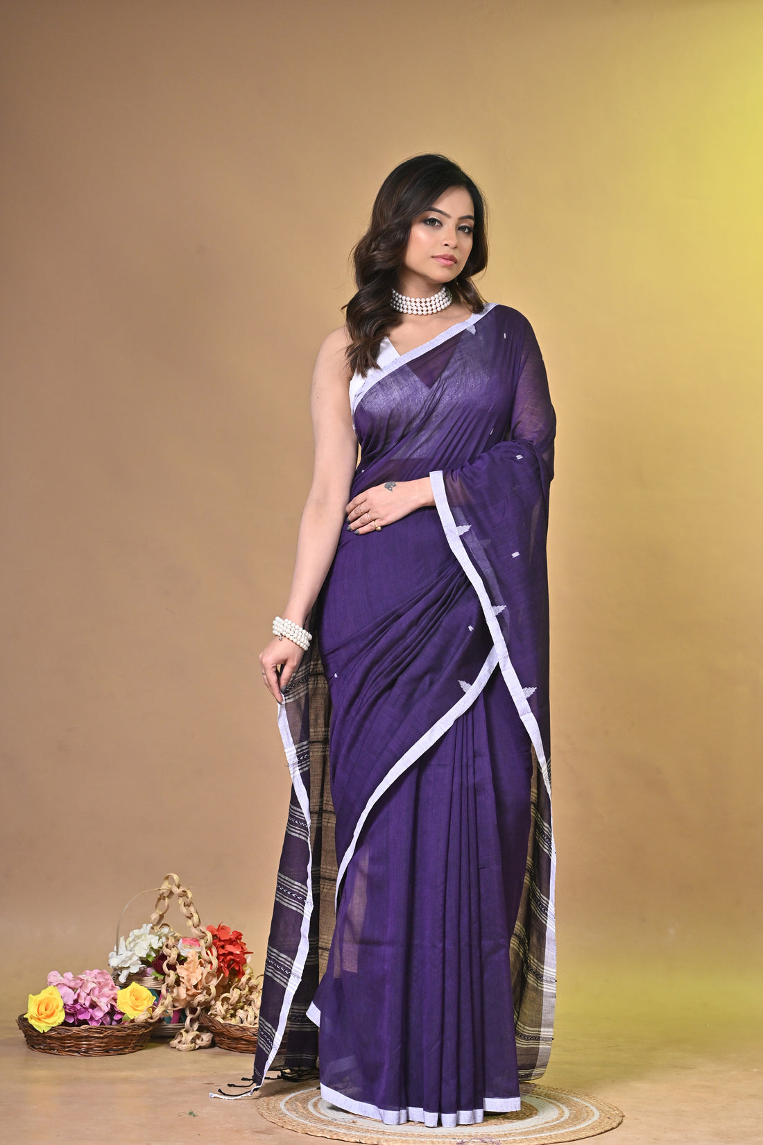 Handloom Pure Khadi Cotton Saree