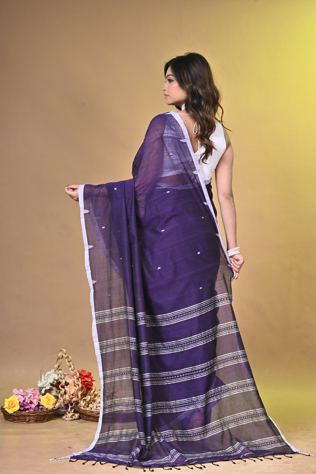 Handloom Pure Khadi Cotton Saree