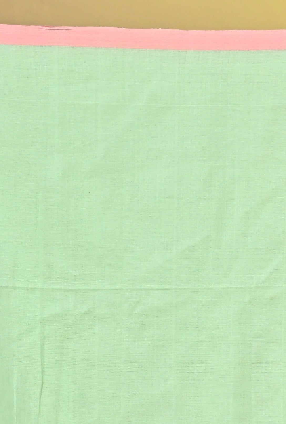 Green Pure Cotton Handloom Saree with Multicolor Striped Design