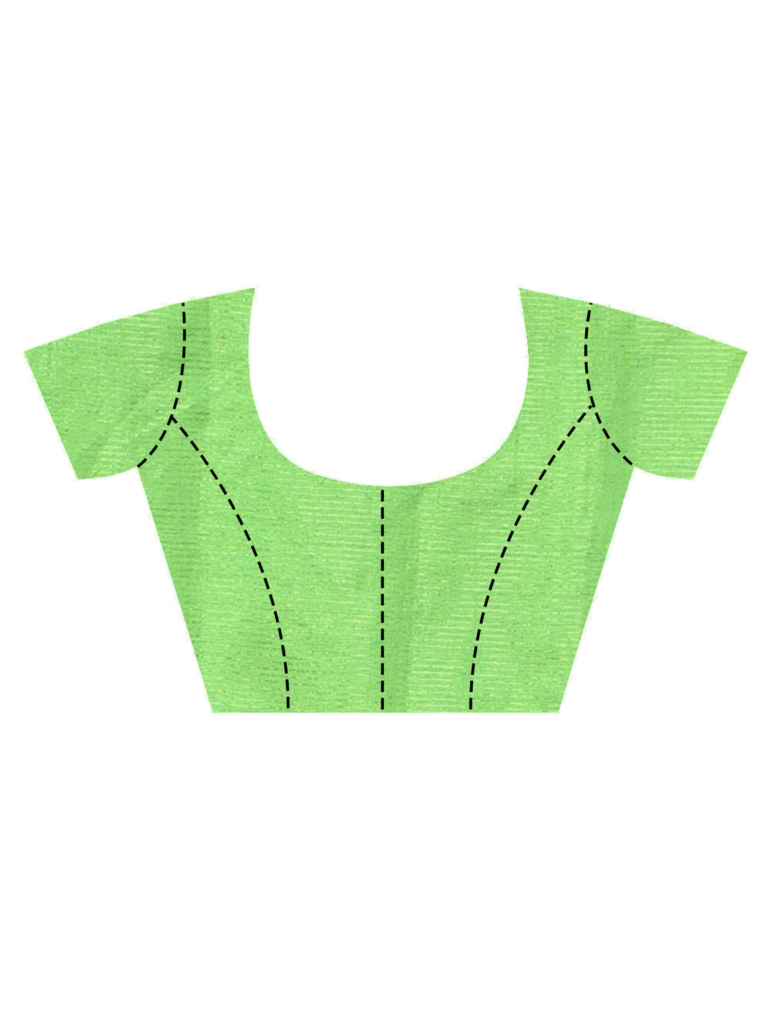 Green Khadi Cotton Saree with Elegant Border