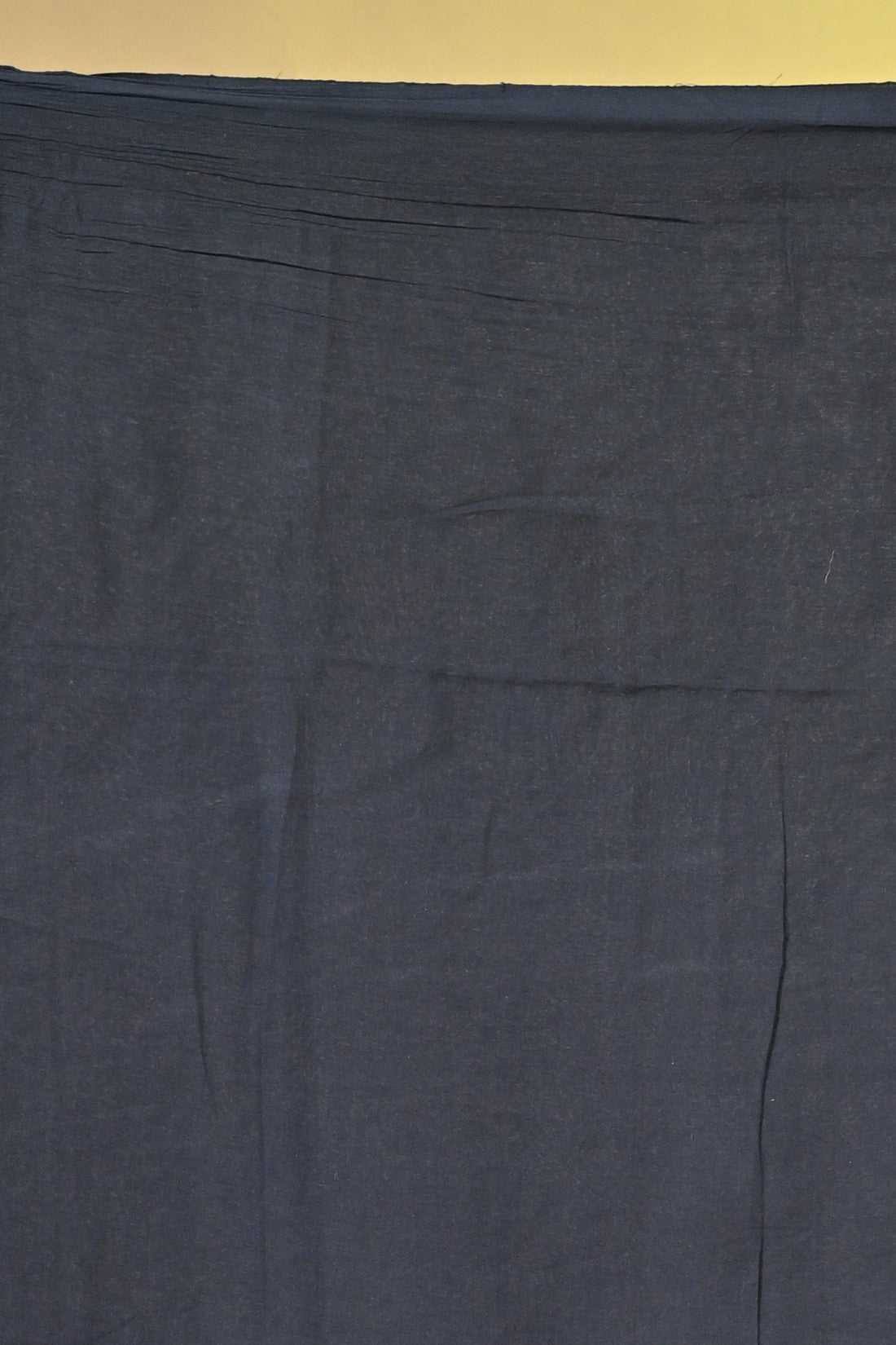 Charcoal Grey Pure Cotton Handloom Saree with Buti Motifs and Striped Border