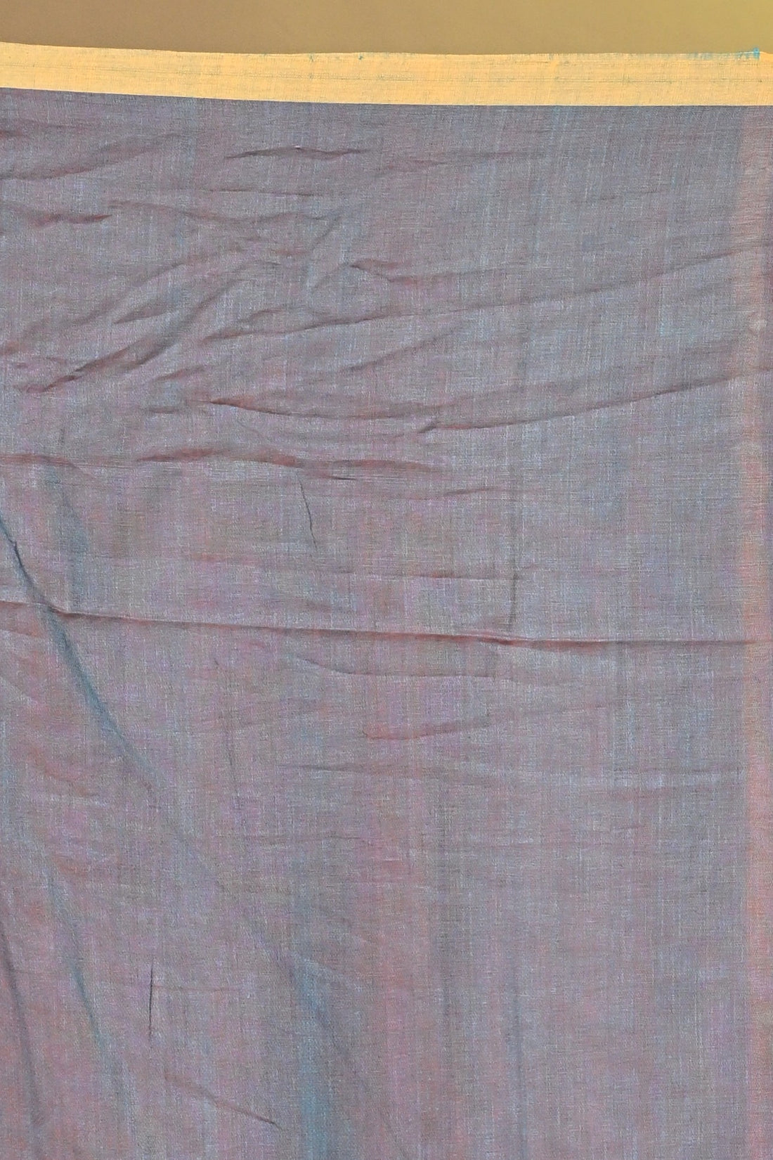 Grey Pure Cotton Handloom Saree with Buti Motifs and Striped Design