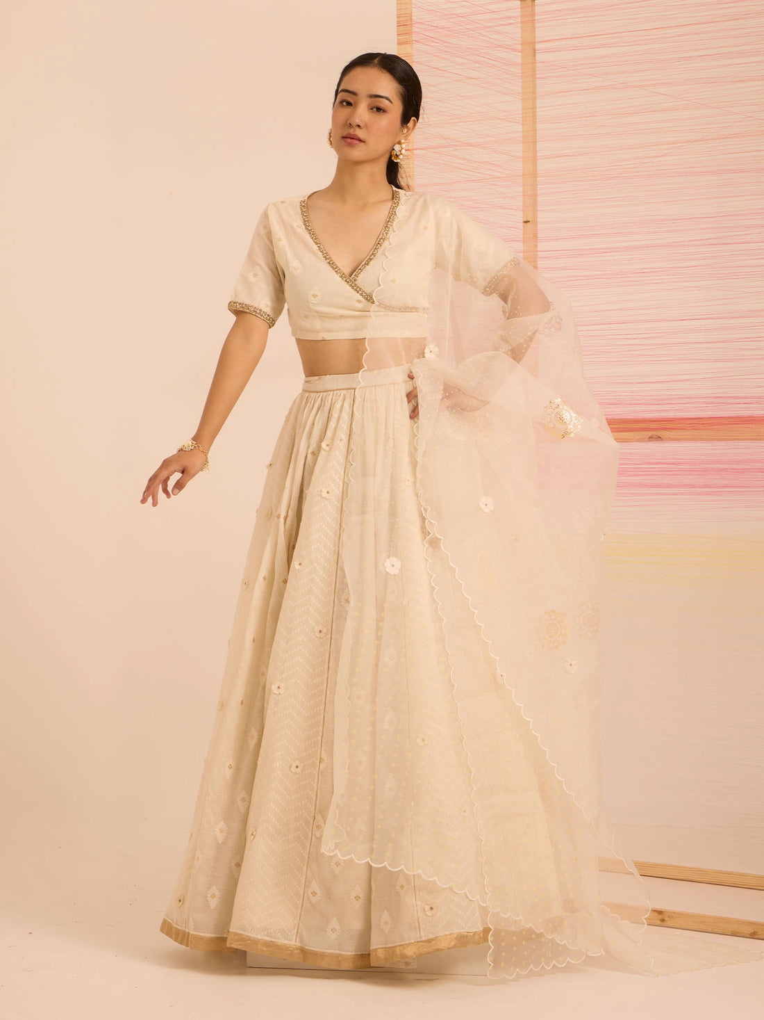 Noor-E-Jahan Chanderi Lehenga